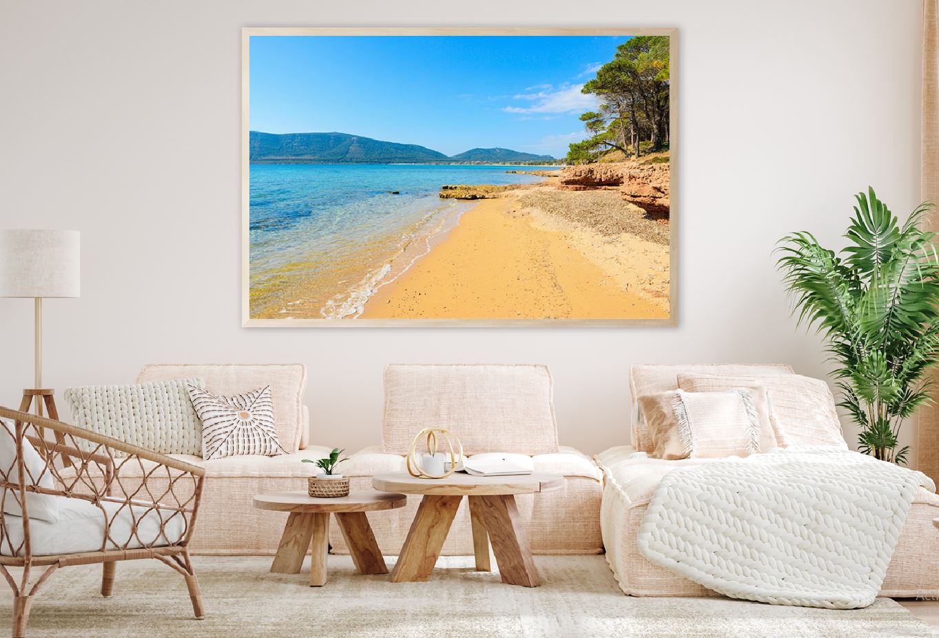 Sandy Mugoni Beach View Photograph Italy Home Decor Premium Quality Poster Print Choose Your Sizes