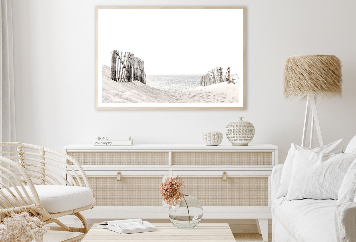 Sea Shore & Sea Skyline Home Decor Premium Quality Poster Print Choose Your Sizes