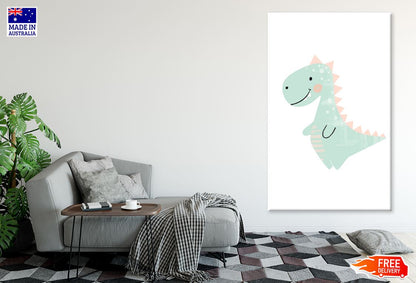 Dinosaur Watercolor Painting Nursery & Kids Print 100% Australian Made