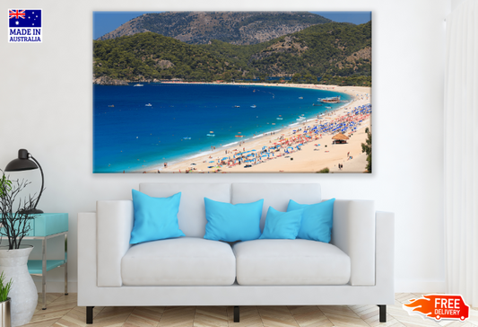 Beach & Mountain View Print 100% Australian Made