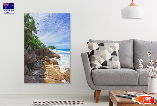 Anse Bazarca Beach Photograph Seychelles Print 100% Australian Made