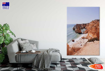 Rocky Beach on Atlantic Coast View Photograph Print 100% Australian Made