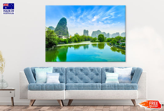 Landmark Forest & Blue Sky View Photograph Print 100% Australian Made