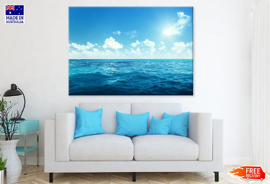Sea & Blue Sky View Photograph Print 100% Australian Made