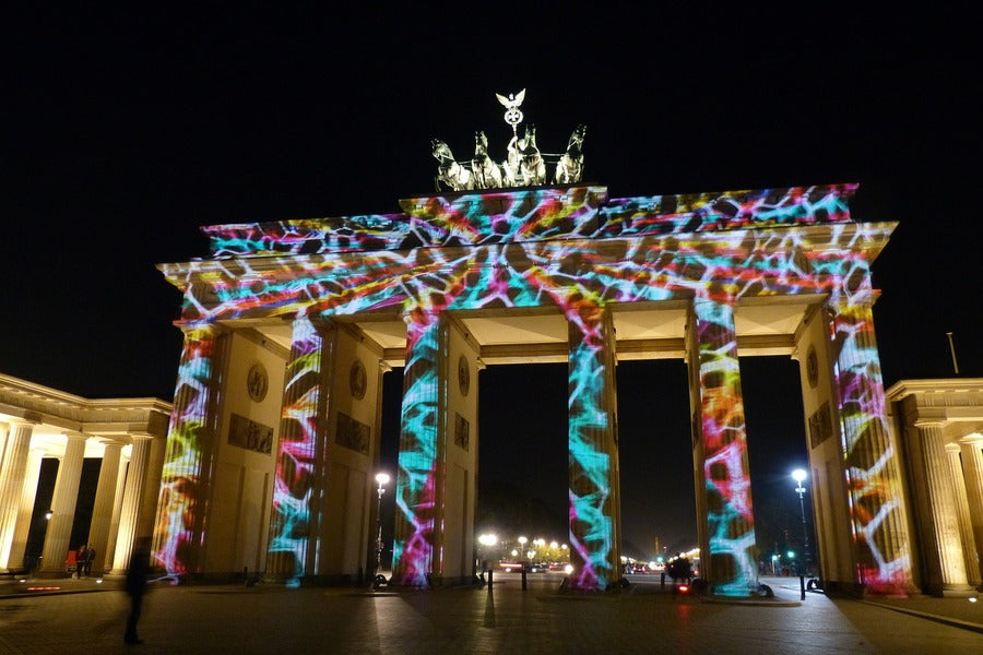 Pariser Platz Night View Photograph Berlin, Germany Print 100% Australian Made