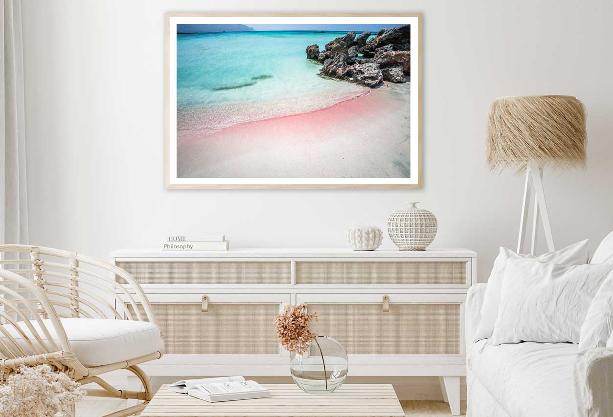 Elafonisi Lagoon Crete Island Photograph Home Decor Premium Quality Poster Print Choose Your Sizes