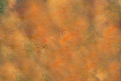Orange & Grey Abstract Design Print 100% Australian Made