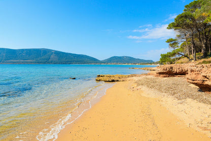 Sandy Mugoni Beach View Photograph Italy Print 100% Australian Made