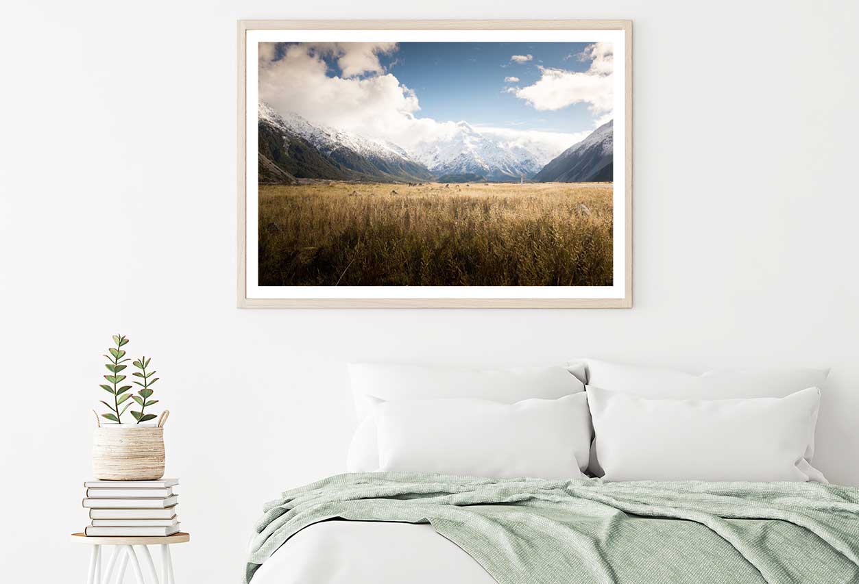Aoraki/Mount Cook National Park View Photograph Home Decor Premium Quality Poster Print Choose Your Sizes