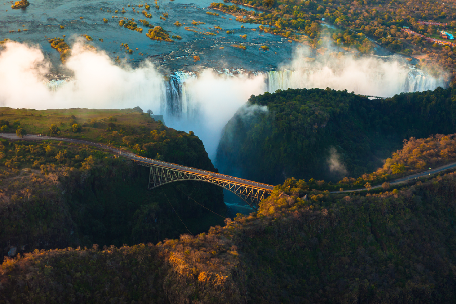 Zambezi River Gorge Scenery View Print 100% Australian Made