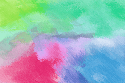 Green Blue & Red Abstract Design Print 100% Australian Made