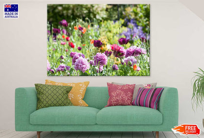 Flowers Garden View Photograph Print 100% Australian Made