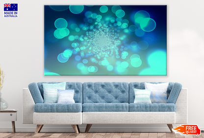 Blue Abstract Design Print 100% Australian Made
