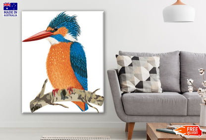 Kingfisher Vector Print 100% Australian Made