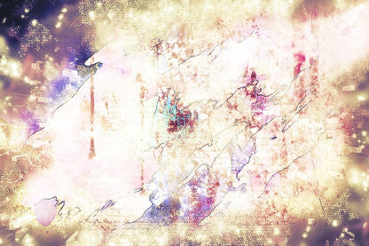 Golden Lights Abstract Design Print 100% Australian Made