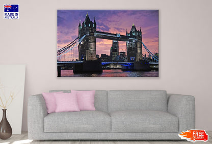 London Tower Bridge Night View Photograph Print 100% Australian Made