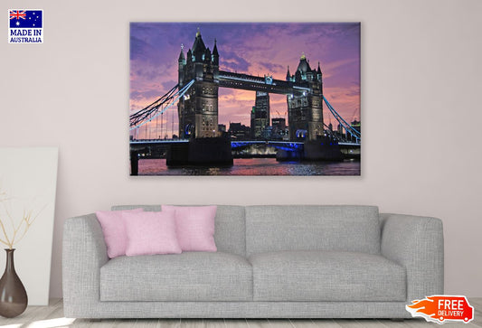 London Tower Bridge Night View Photograph Print 100% Australian Made