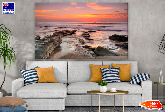 Beach Sunset Photograph Print 100% Australian Made