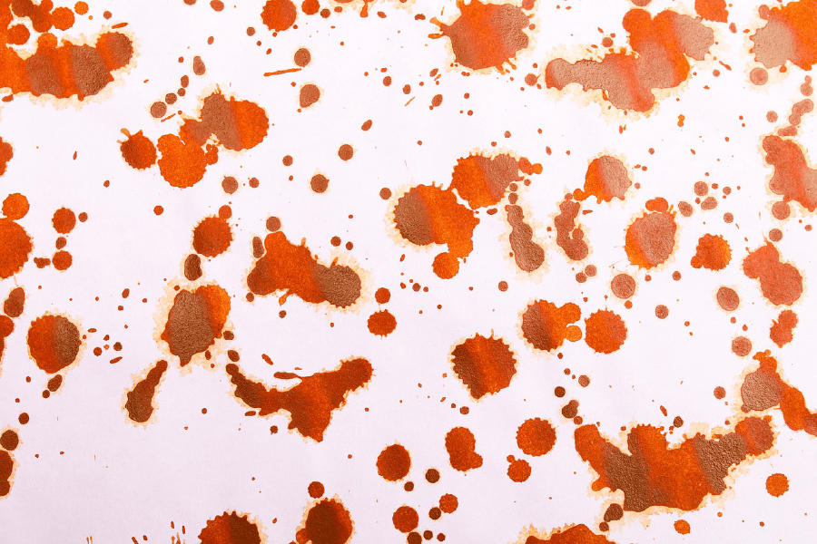 Red Spots Abstract Design Print 100% Australian Made