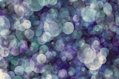 Blue Abstract Design Print 100% Australian Made