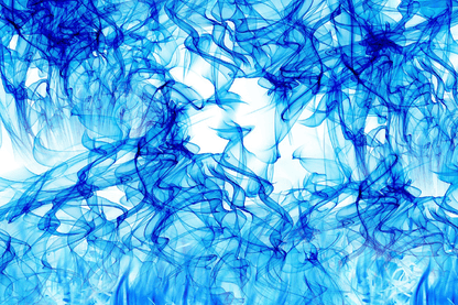 Blue Abstract Design Print 100% Australian Made