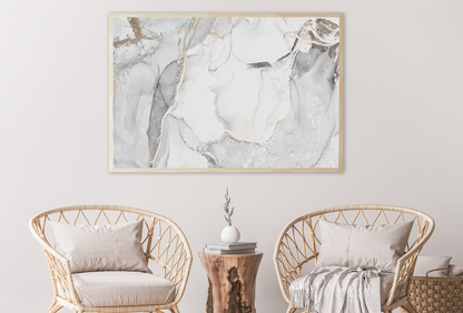 Black White & Gold Abstract Design Home Decor Premium Quality Poster Print Choose Your Sizes