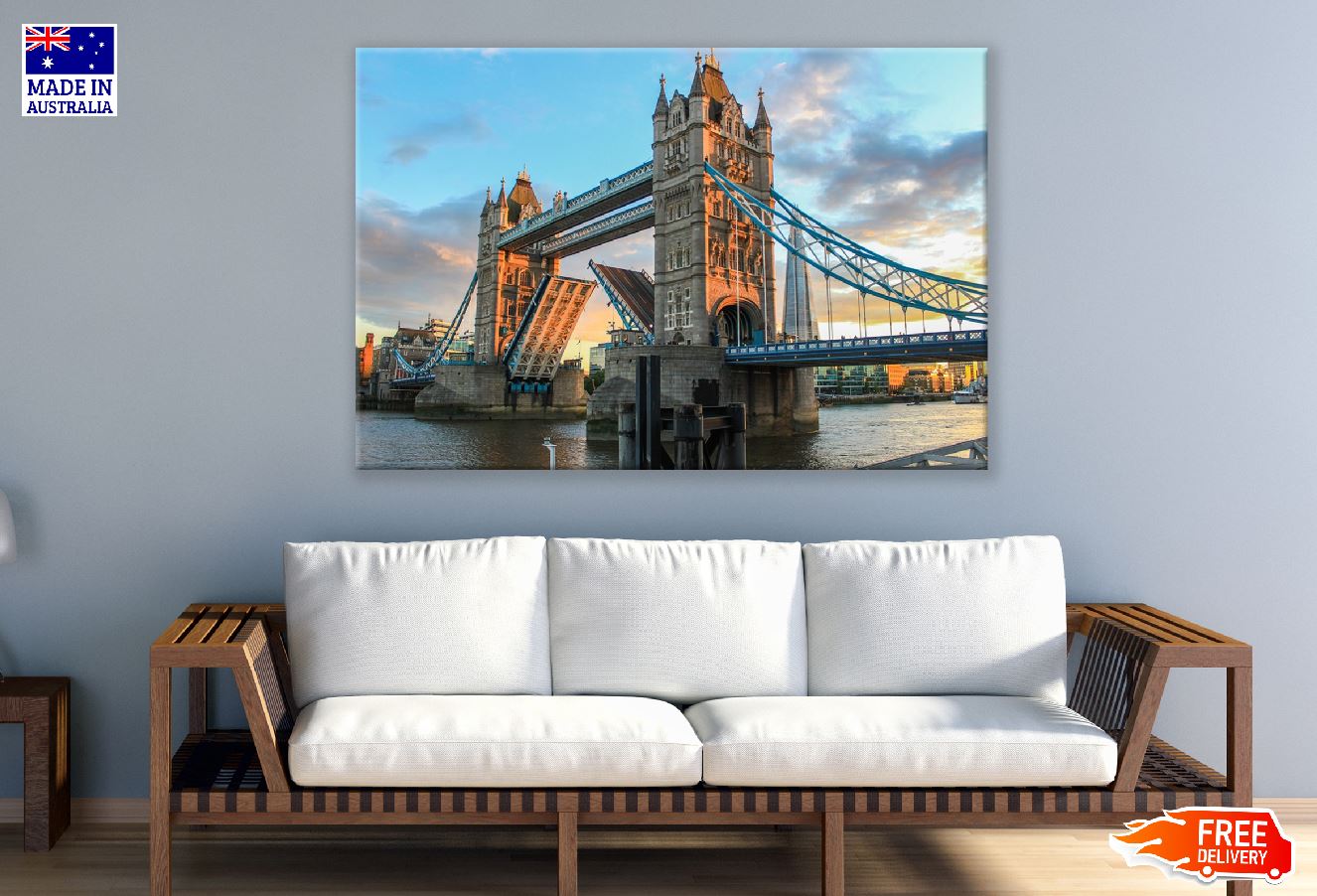 London Tower Bridge Sunset Photograph Print 100% Australian Made