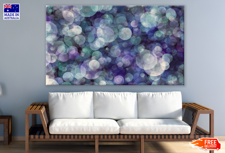 Blue Abstract Design Print 100% Australian Made
