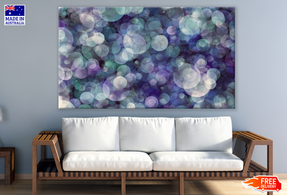 Blue Abstract Design Print 100% Australian Made