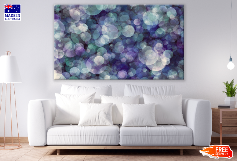 Blue Abstract Design Print 100% Australian Made