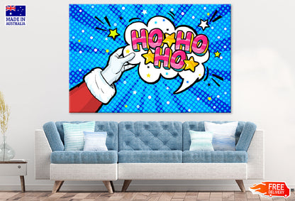 HO HO HO Quote Illustration Print 100% Australian Made