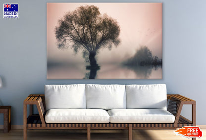 Trees On Lake View Photograph Print 100% Australian Made