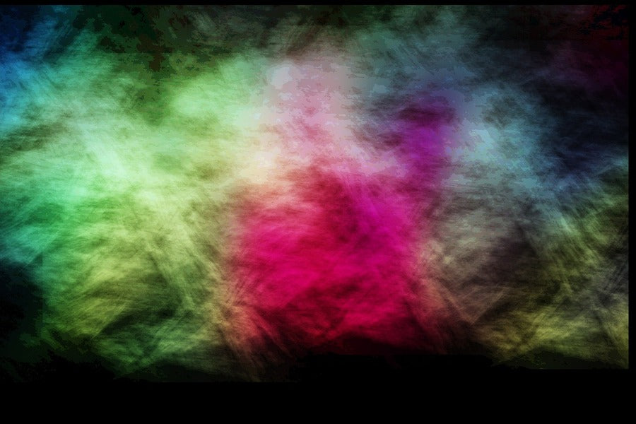 Green & Pink Smoke Abstract Design Print 100% Australian Made