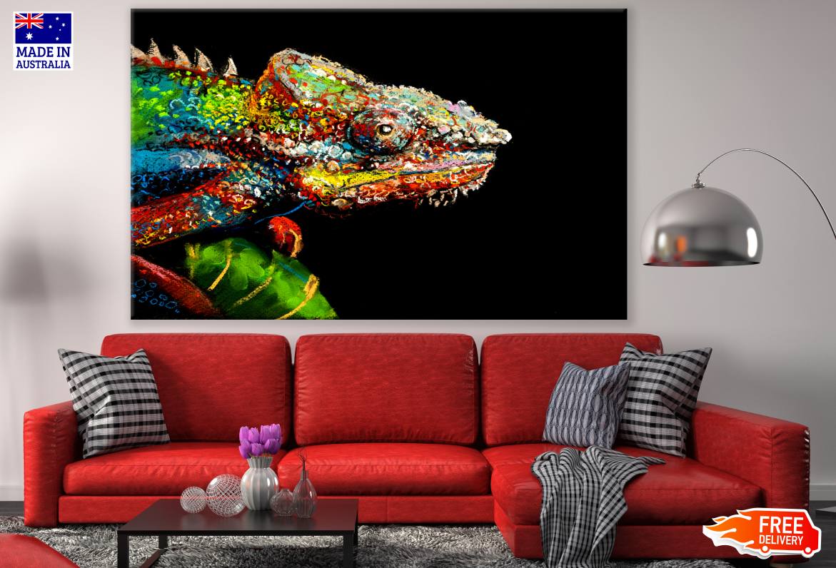 Lizard Visual Art Print 100% Australian Made