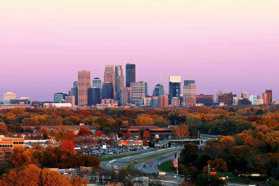 Minneapolis City Skyline View Photograph Minnesota Print 100% Australian Made
