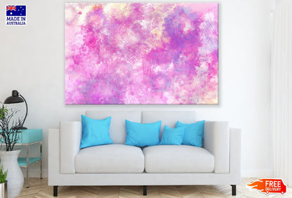 Pink Shades Abstract Design Print 100% Australian Made