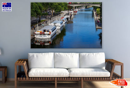Rideau canal & Mackenzie King Bridge Photograph, Canada Print 100% Australian Made