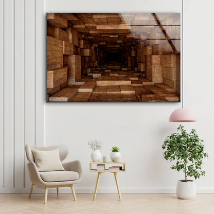 Wall Cave Abstract Pattern Acrylic Glass Print Tempered Glass Wall Art 100% Made in Australia Ready to Hang