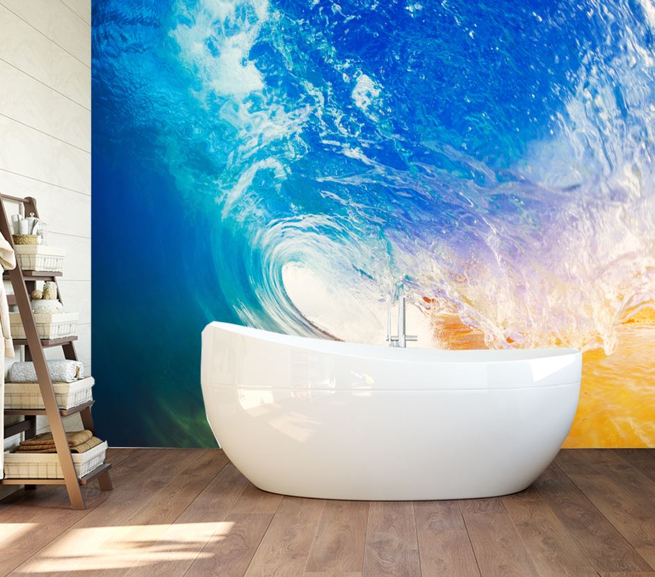 Wallpaper Murals Peel and Stick Removable Stunning Sea Wave High Quality