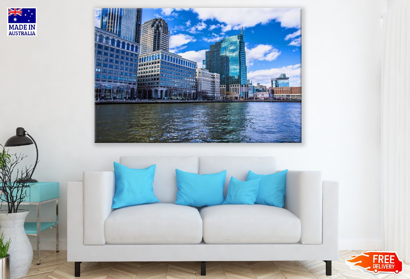 New Jersey City View Photograph, USA Print 100% Australian Made