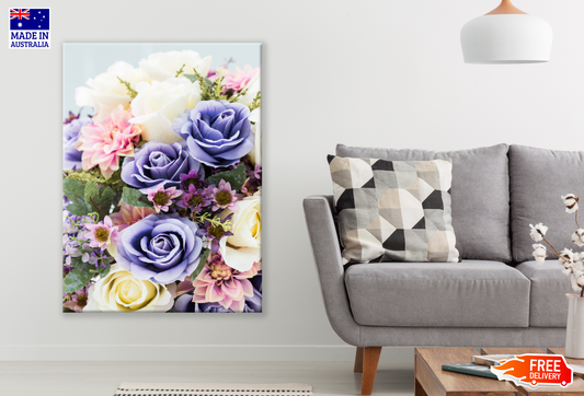 Colourful Floral Painting Print 100% Australian Made