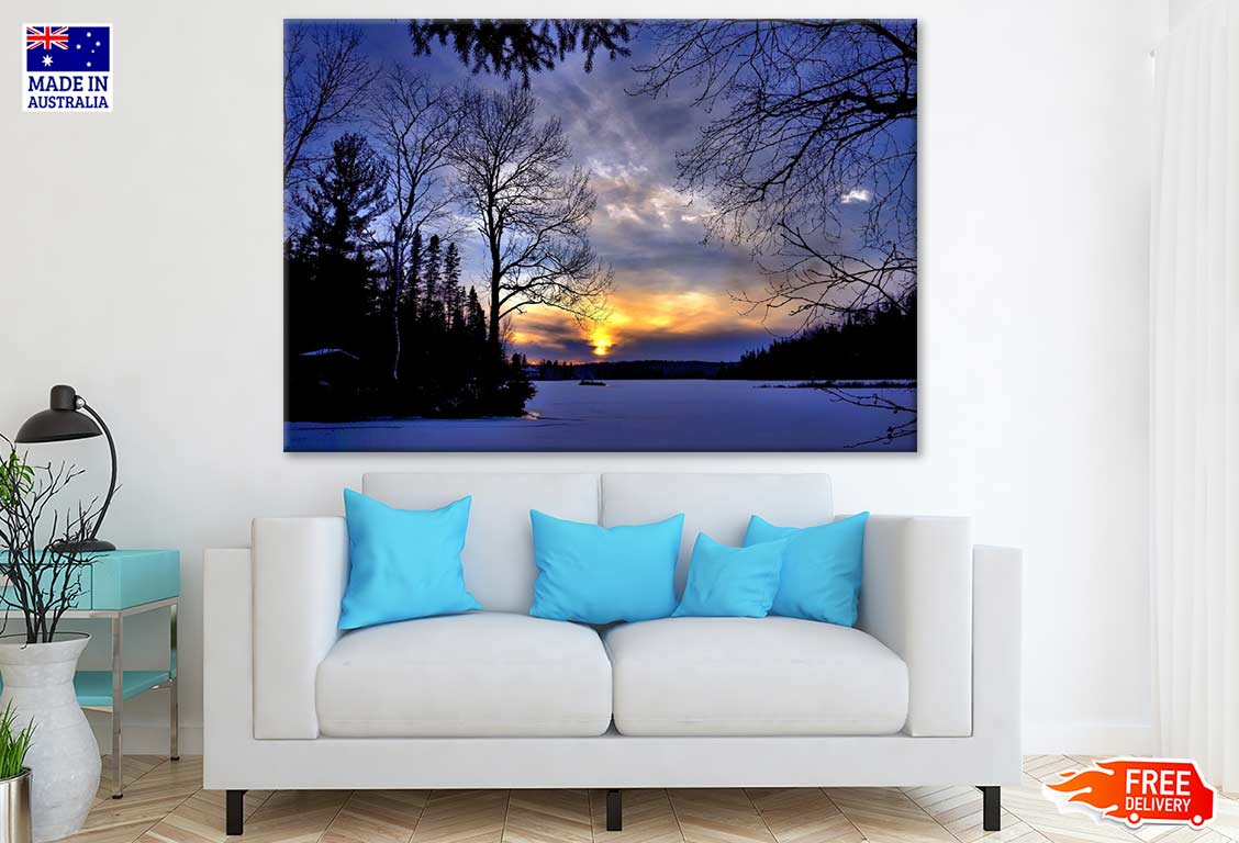 Forest Sunset Photograph Print 100% Australian Made