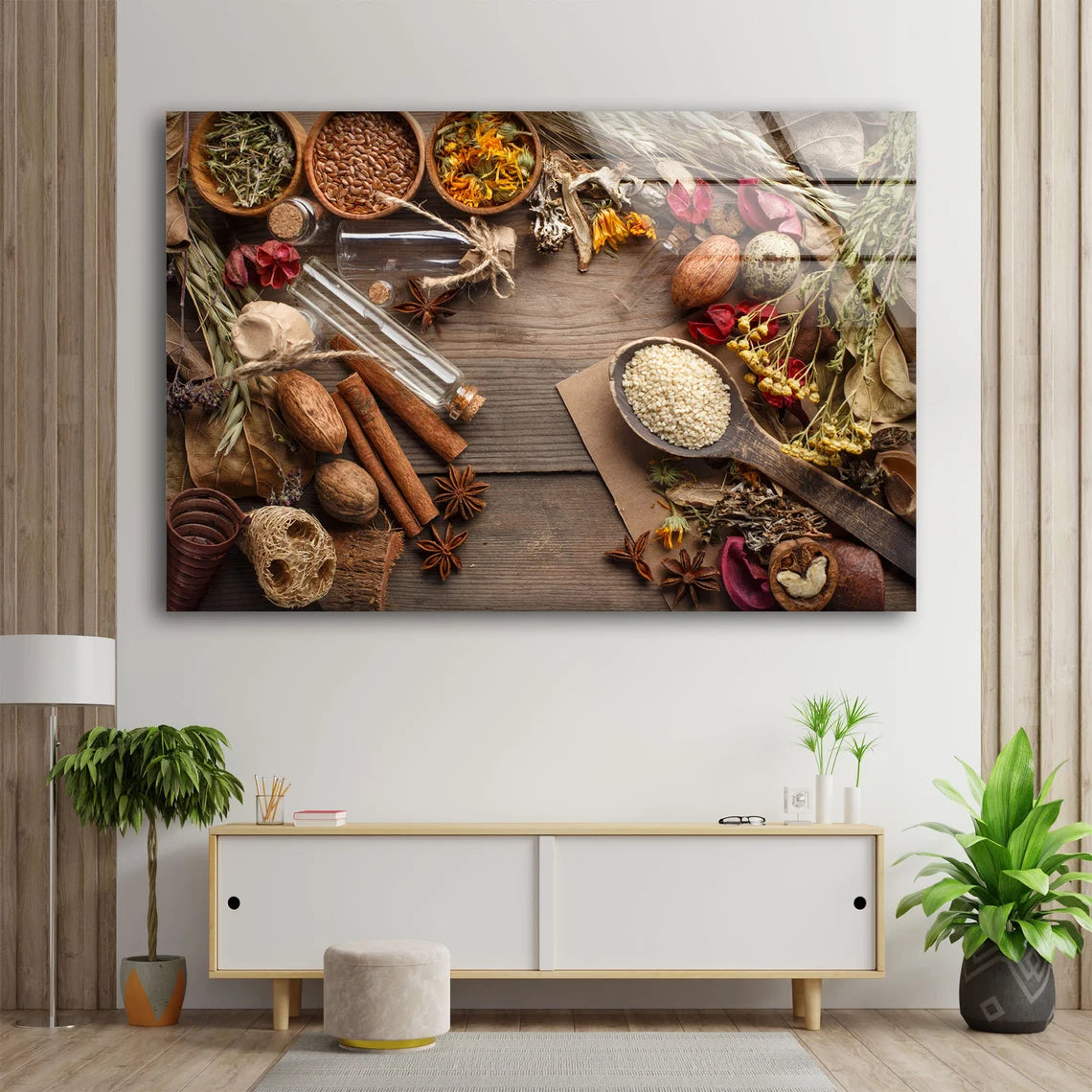 Rice & Spices Photograph Acrylic Glass Print Tempered Glass Wall Art 100% Made in Australia Ready to Hang