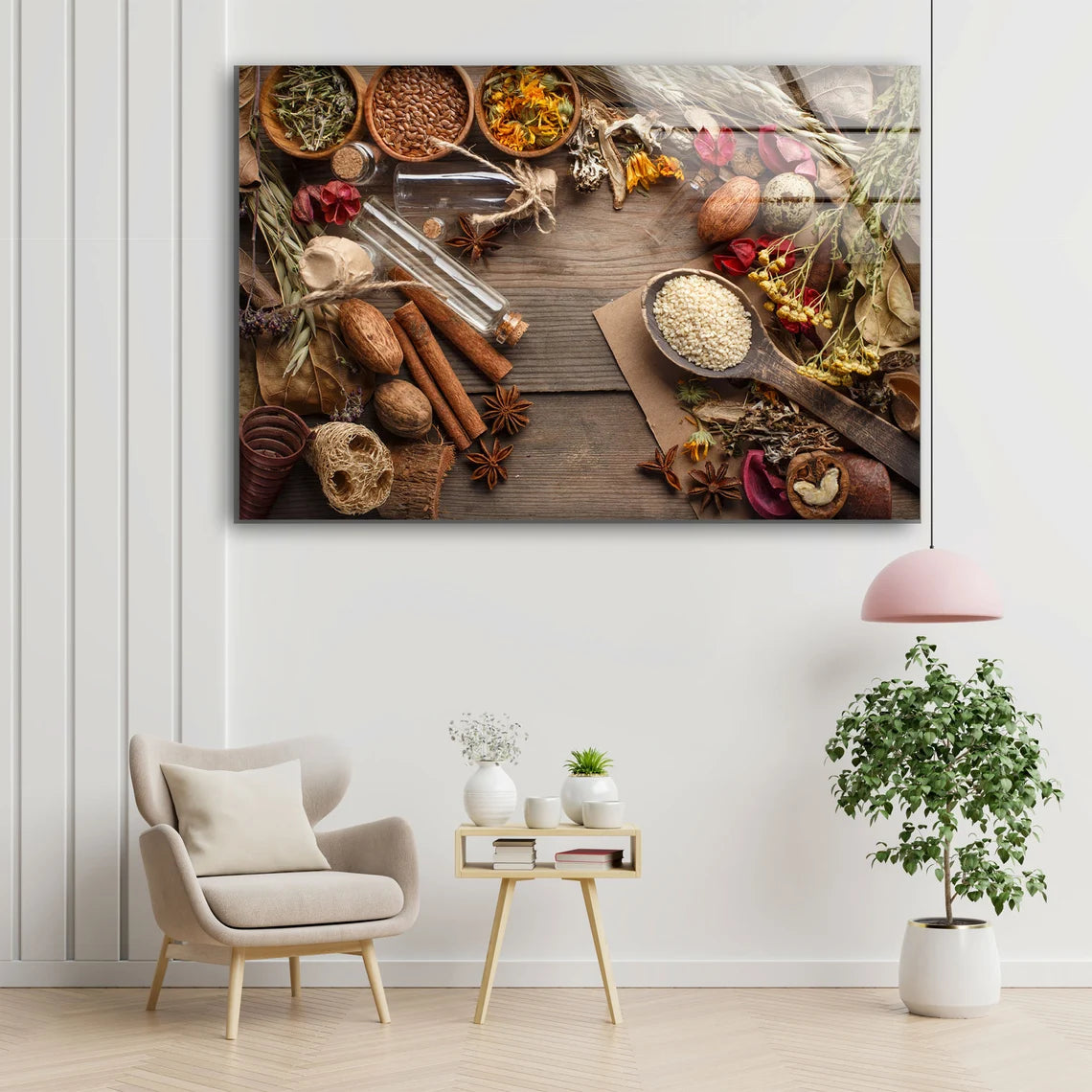 Rice & Spices Photograph Acrylic Glass Print Tempered Glass Wall Art 100% Made in Australia Ready to Hang