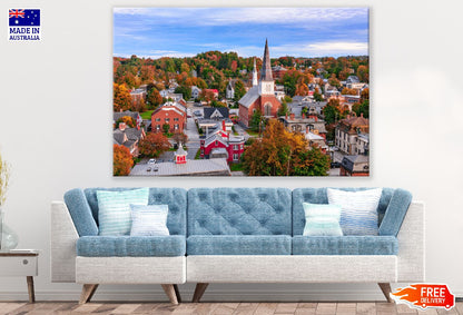 Montpelier View Photograph, Vermont, USA Print 100% Australian Made