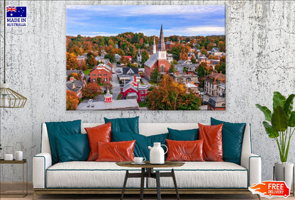 Montpelier View Photograph, Vermont, USA Print 100% Australian Made