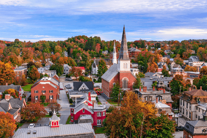 Montpelier View Photograph, Vermont, USA Print 100% Australian Made