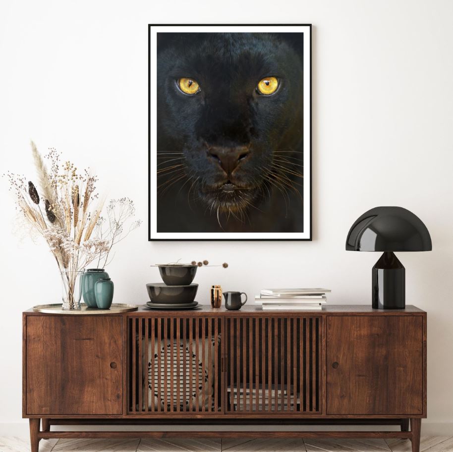 Panther Portrait Photograph Home Decor Premium Quality Poster Print Choose Your Sizes