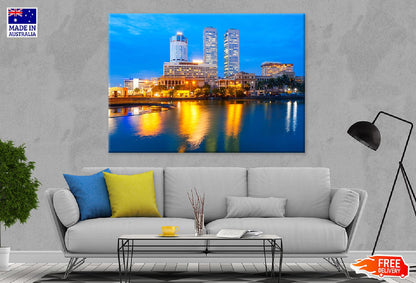 Colombo City Skyline & Beira Lake View Photograph Print 100% Australian Made