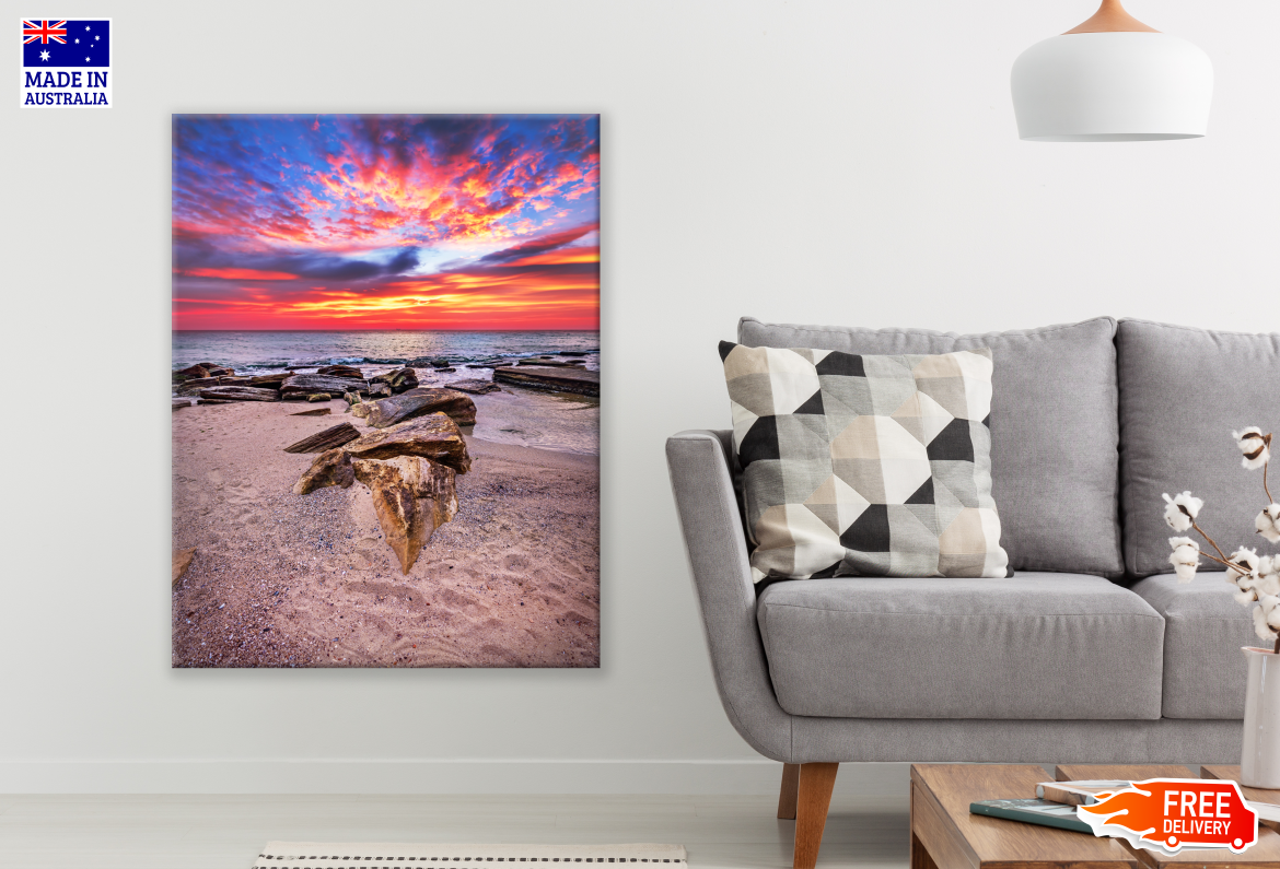 Beach Sunset Photograph Print 100% Australian Made